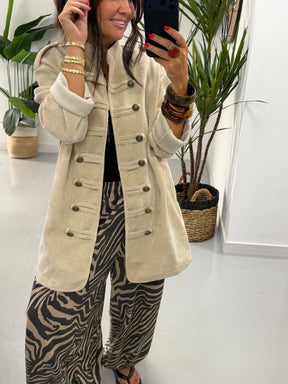 The Big Softie Military Jacket - Cream