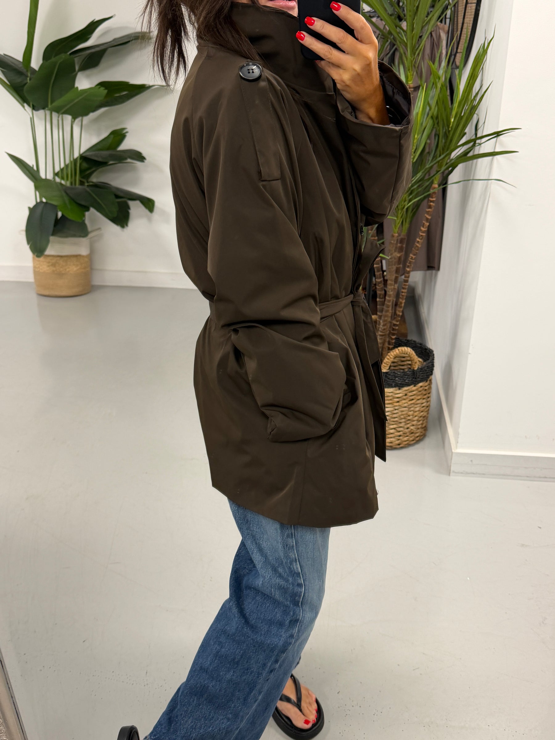 Trench Jacket - Chocolate