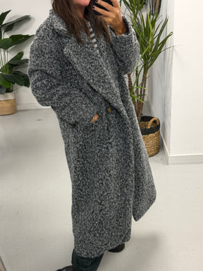 Dakota Boyfriend Coat  - Grey
