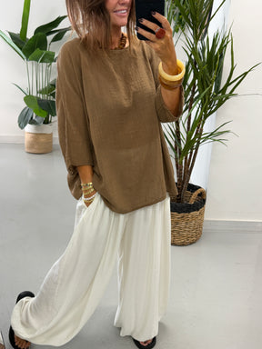 Basic Cotton Top - Copper Size 2