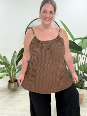 The Ocean Breeze Vest - Chocolate