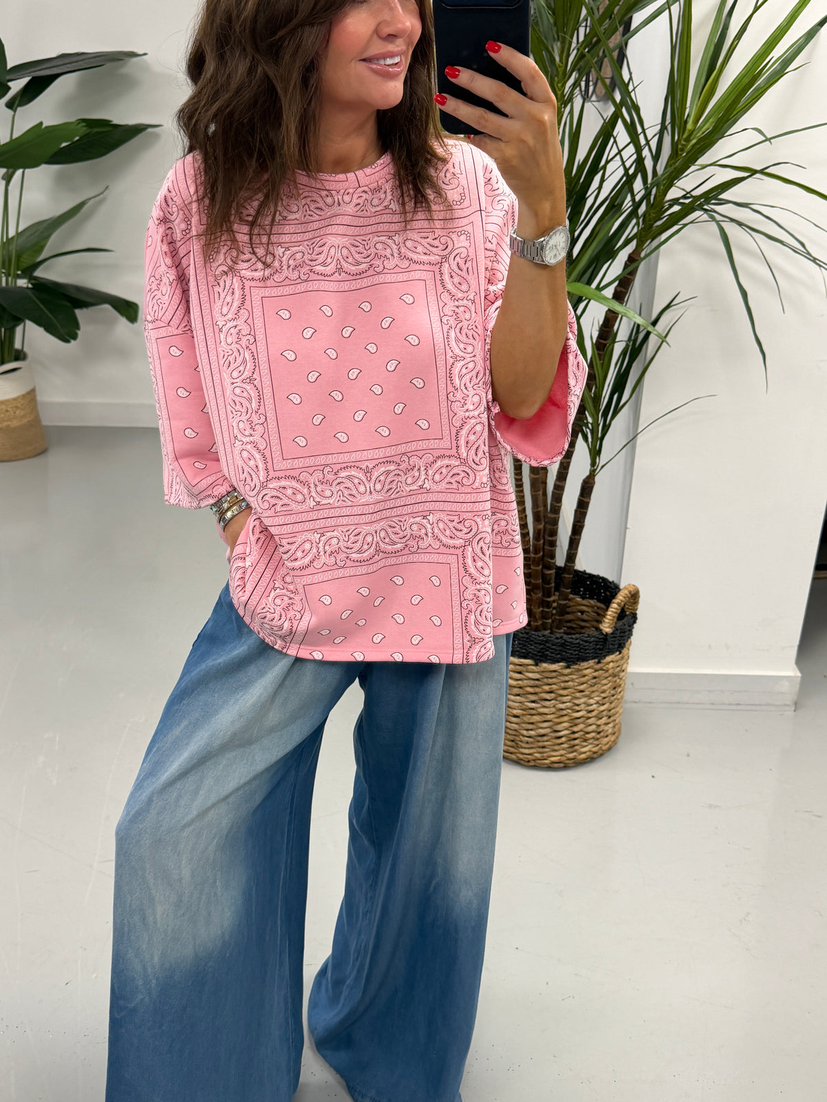 The Bandana Jersey - Baby Pink