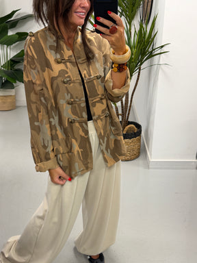 Camo Military Jacket - Sandstorm