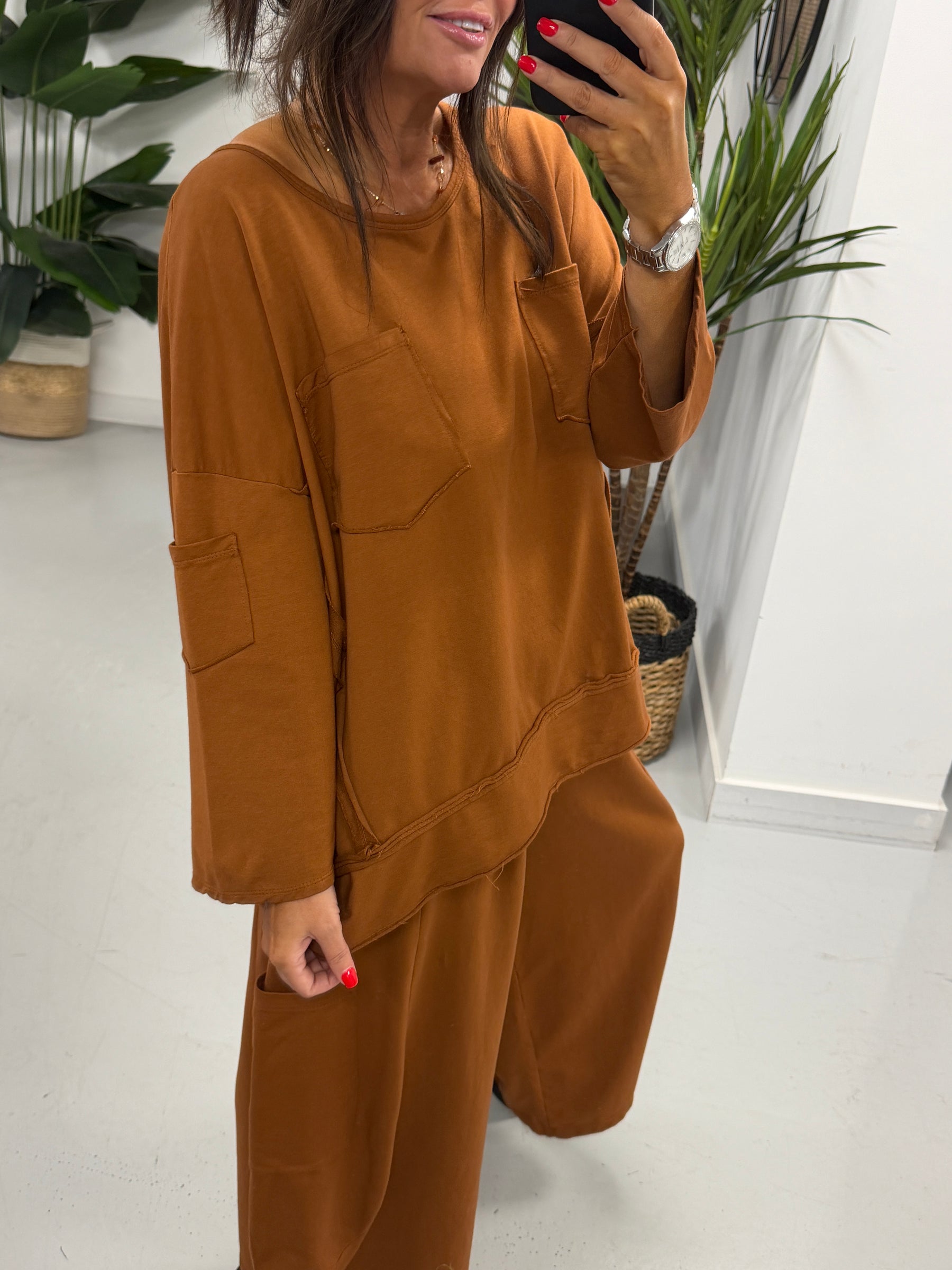 The Freestyle UTB Utility Jersey Top - Rust