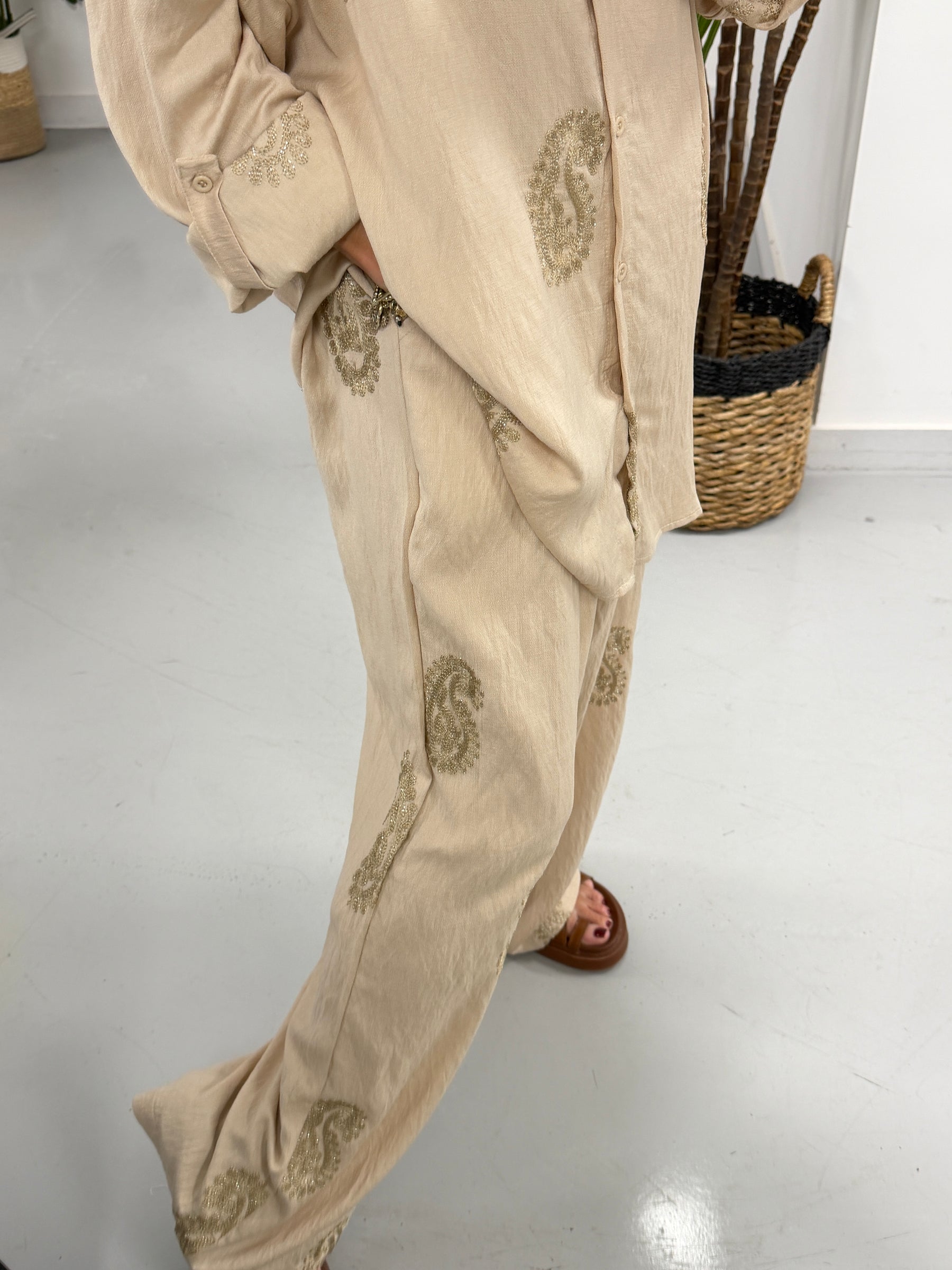 The Paisley Two Piece - Mocha