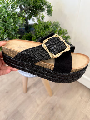 Black Platform Sliders (sized)