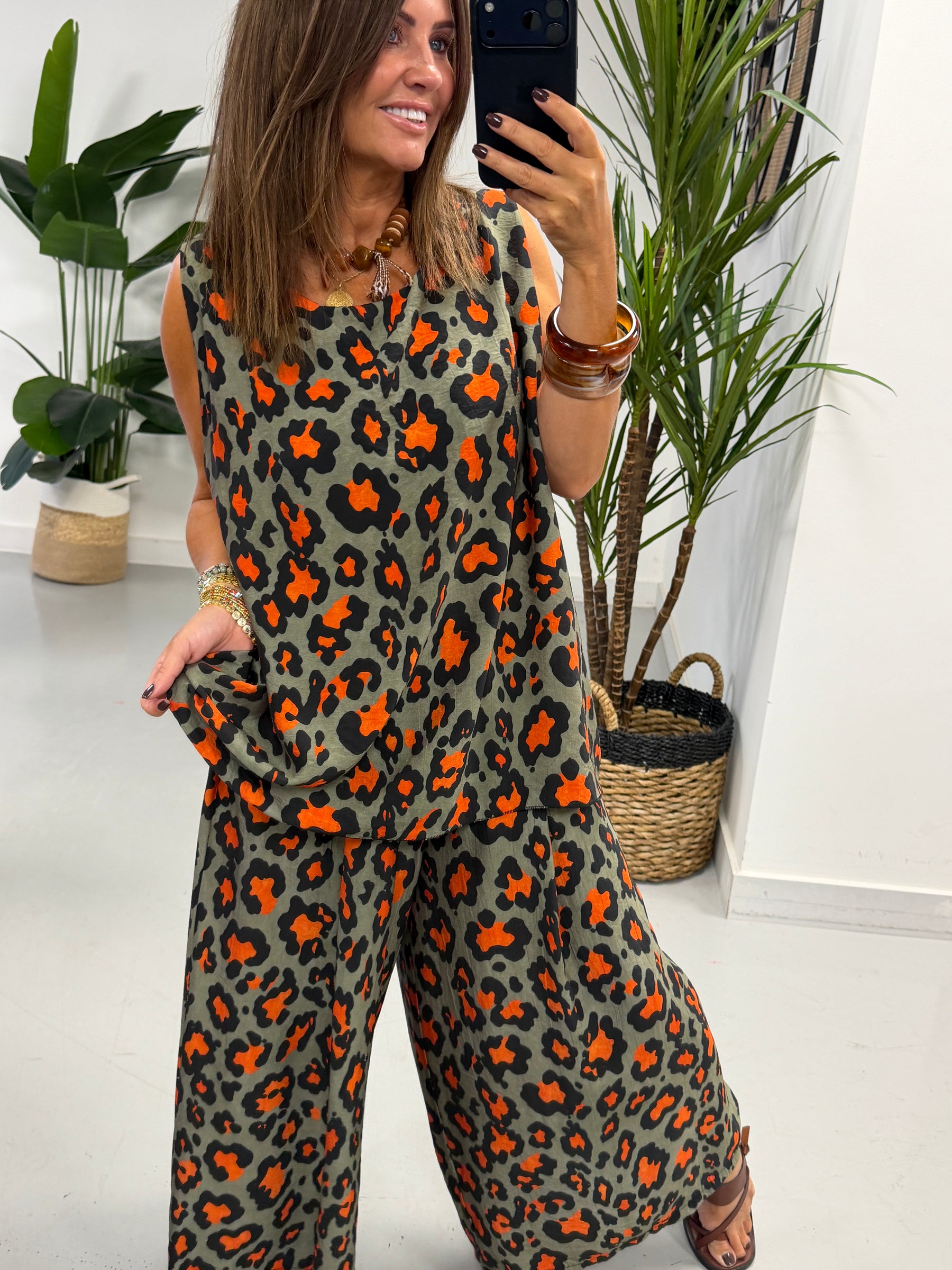The Animal Tuscany Two Piece - Khaki/Orange