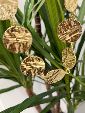 Gold Disc Necklace