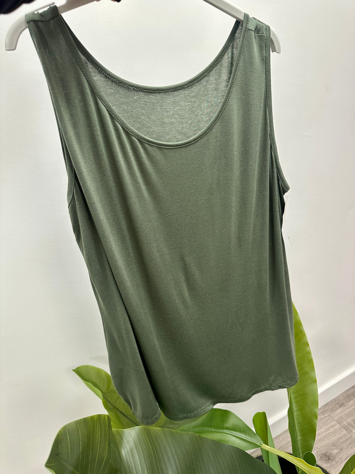 Oversized Layering Vest (Std) - Khaki