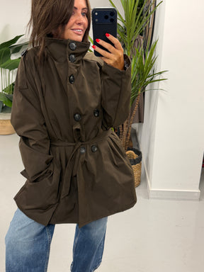 Trench Jacket - Chocolate