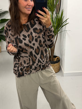 The Animal Print Soft Basic - Taupe Cheetah (Size 10-14)