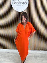 The tapered Midi - Orange