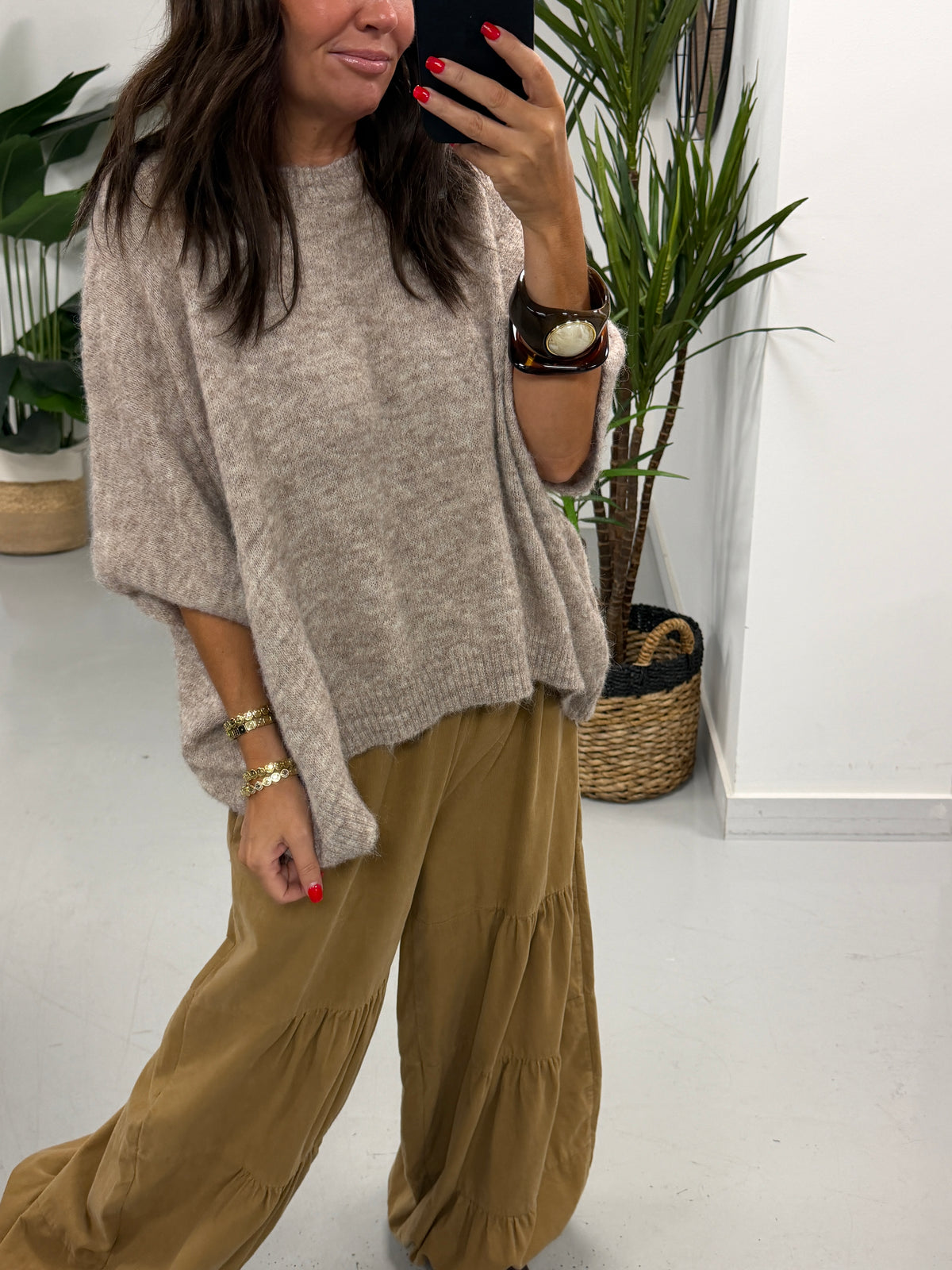 Zeta Otto Slouch Knit - Oatmeal