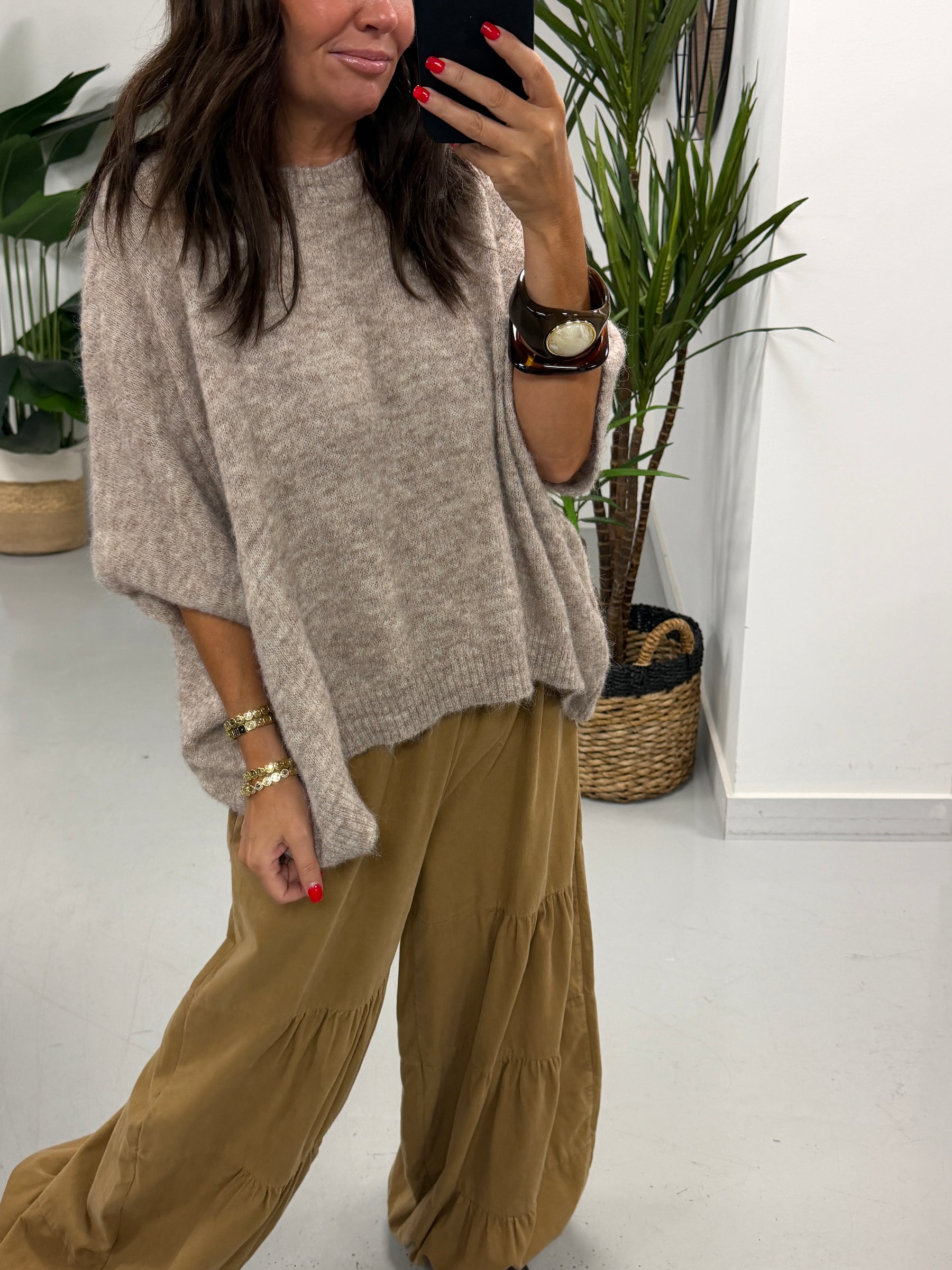 Zeta Otto Slouch Knit - Oatmeal