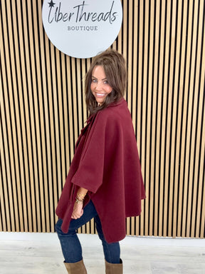 Autumn Cape - Mulberry