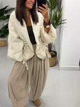 The Urban Ruched Jacket - Cream