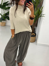 Crop Sleeve Knit - Cream