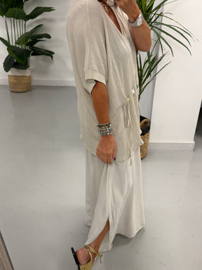 The Bondi Sands Stone Tunic - Cream