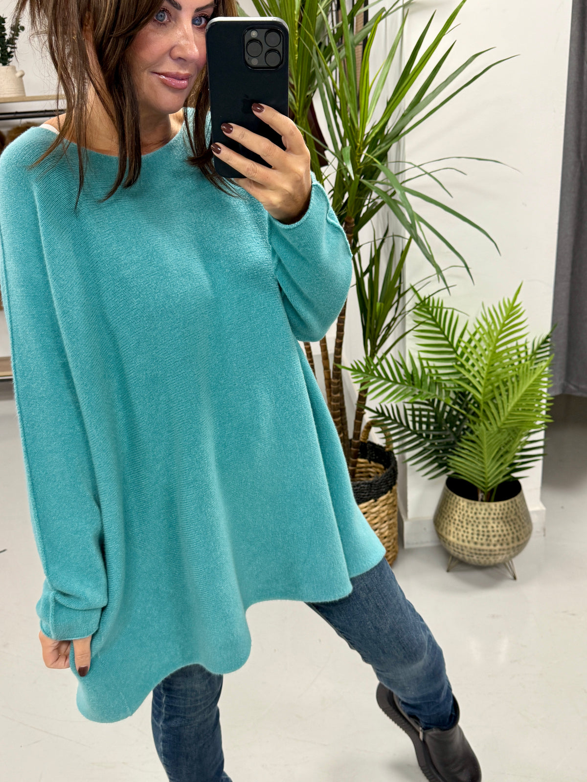 The Chelsea Round Neck Knit - Sage