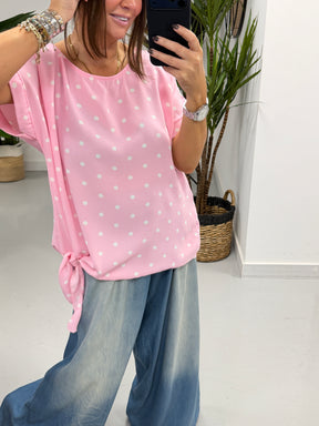 Dottie Side Tie - Pink