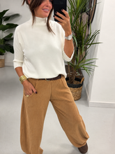 **Pre Order** The Cambridge Cord Barrel Trousers - Camel (Size 10-14)