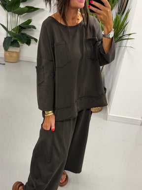 The Freestyle UTB Utility Jersey Top - Chocolate