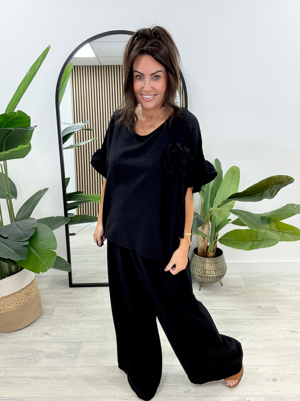 Rosette Co-Ord - Black