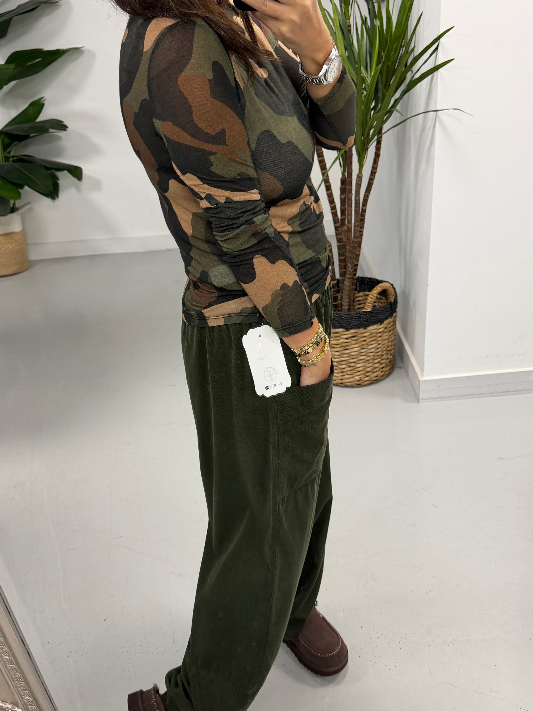 The Cashmere Blend Mesh - Camo (Size 8-14)