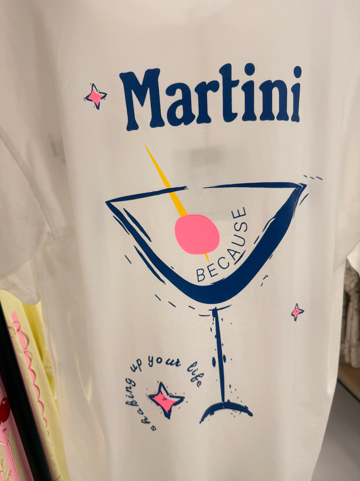Martini Slogan Tee