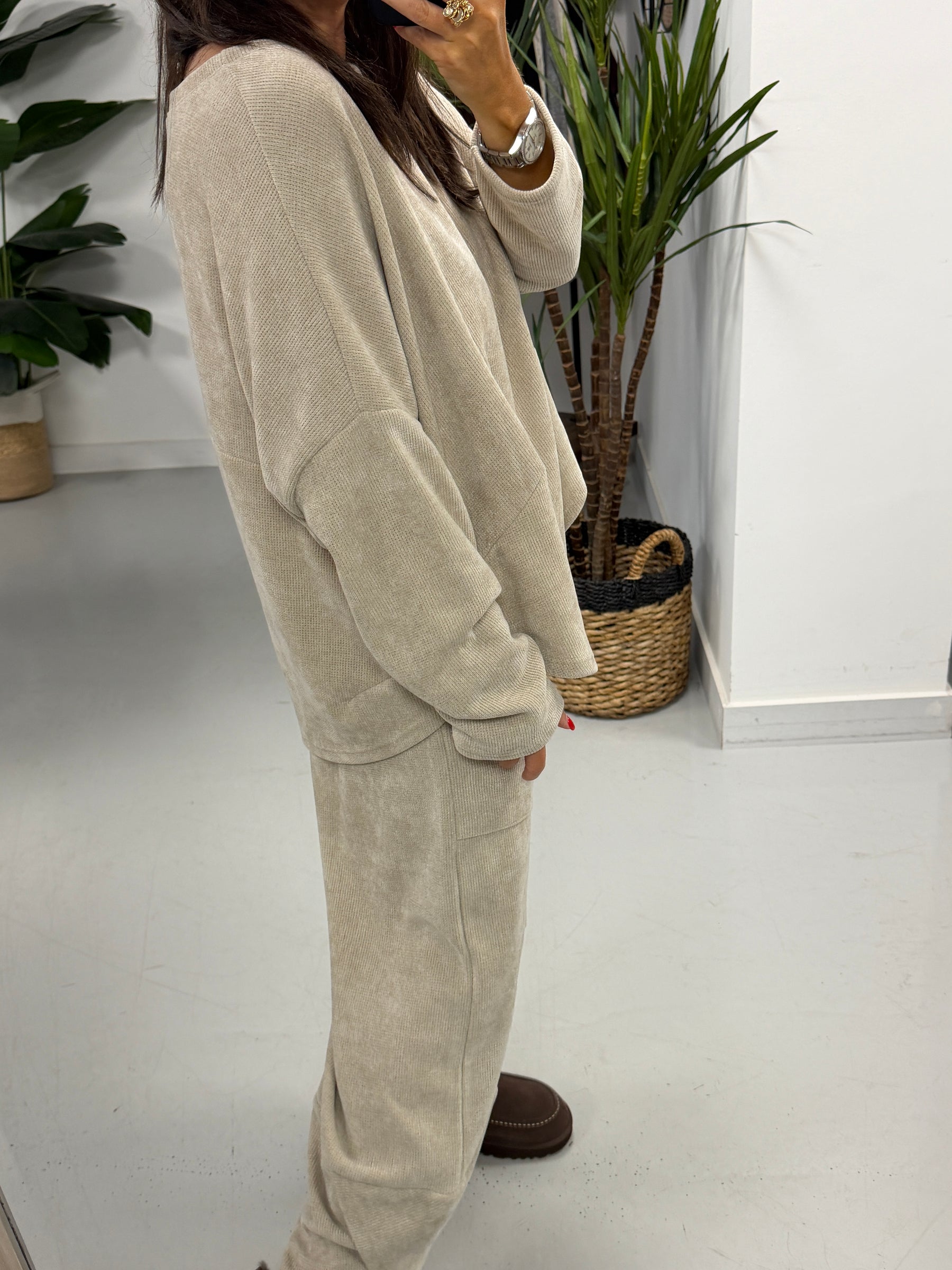 The Big Softie Lounge Set - Cream