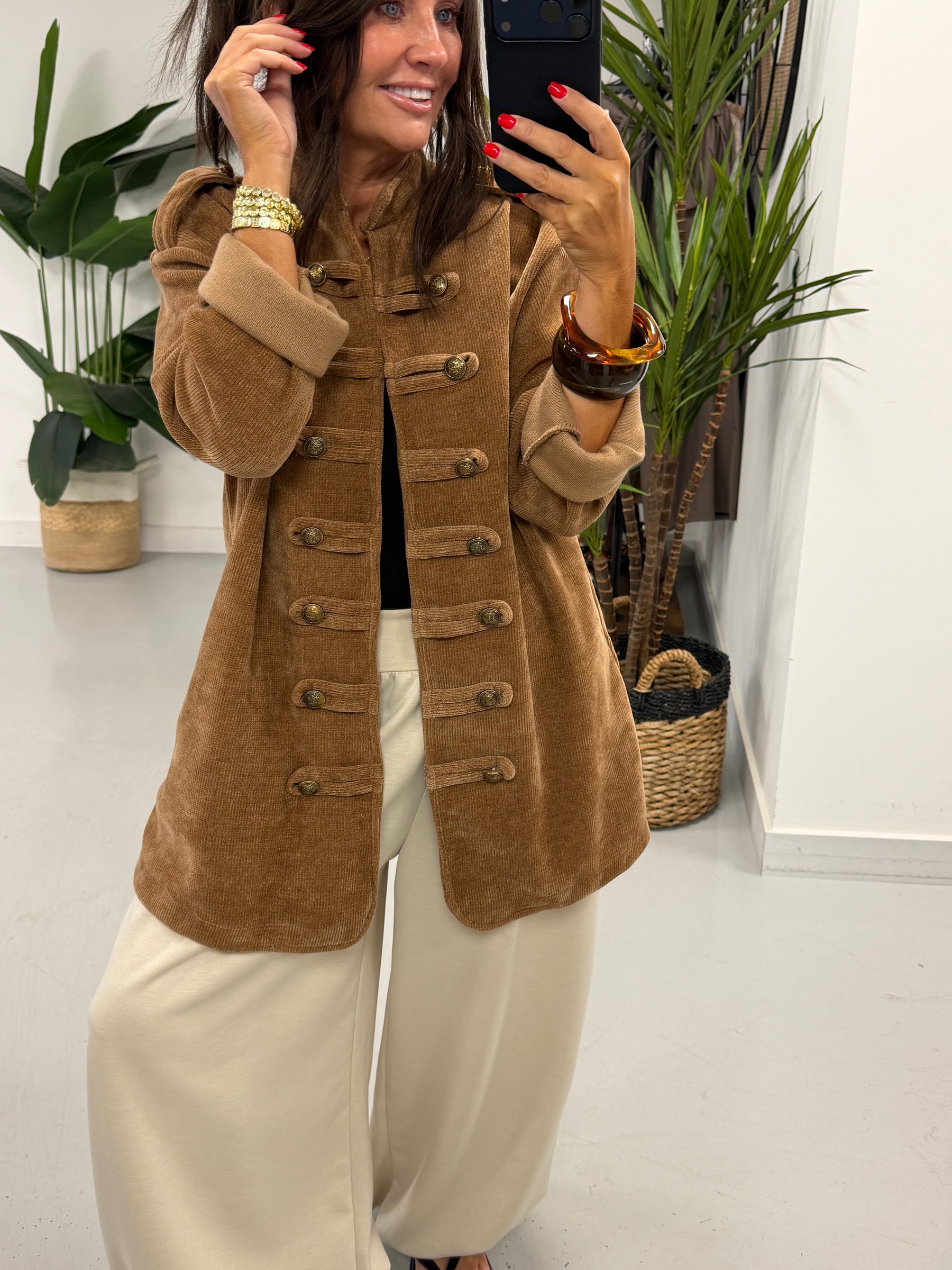 The Big Softie Military Jacket - Camel