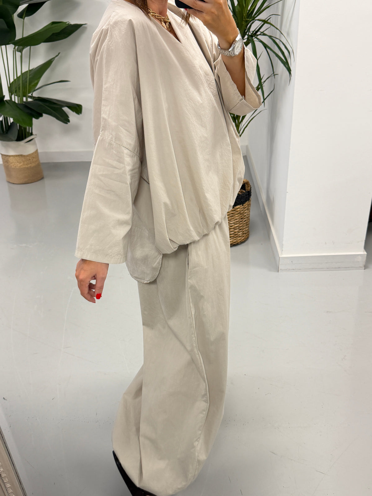 Urban Retreat Bubble Top - Stone