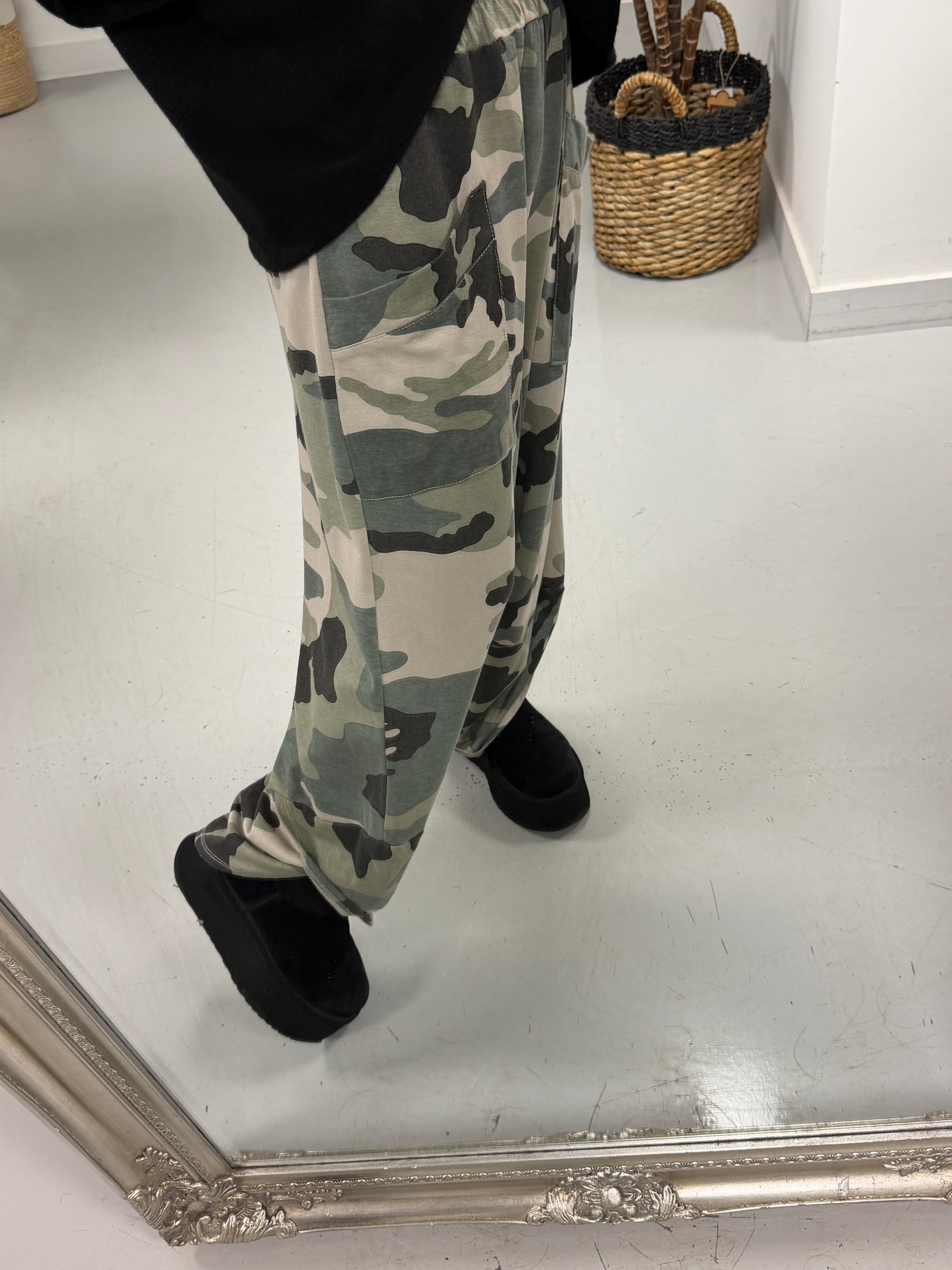 The Camo Tulip Jersey Joggers