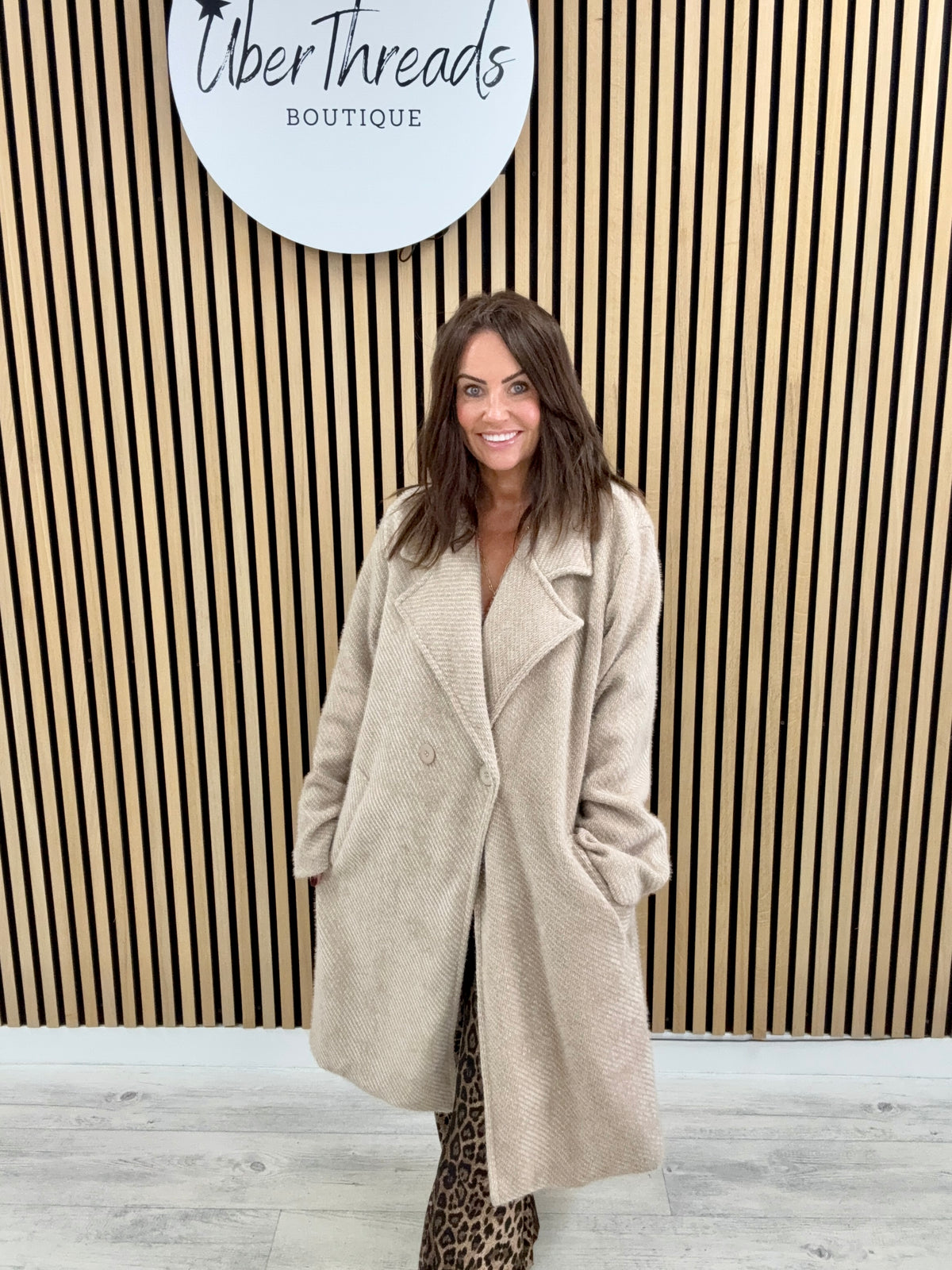 The Boyfriend Blazer Coat - Oatmeal