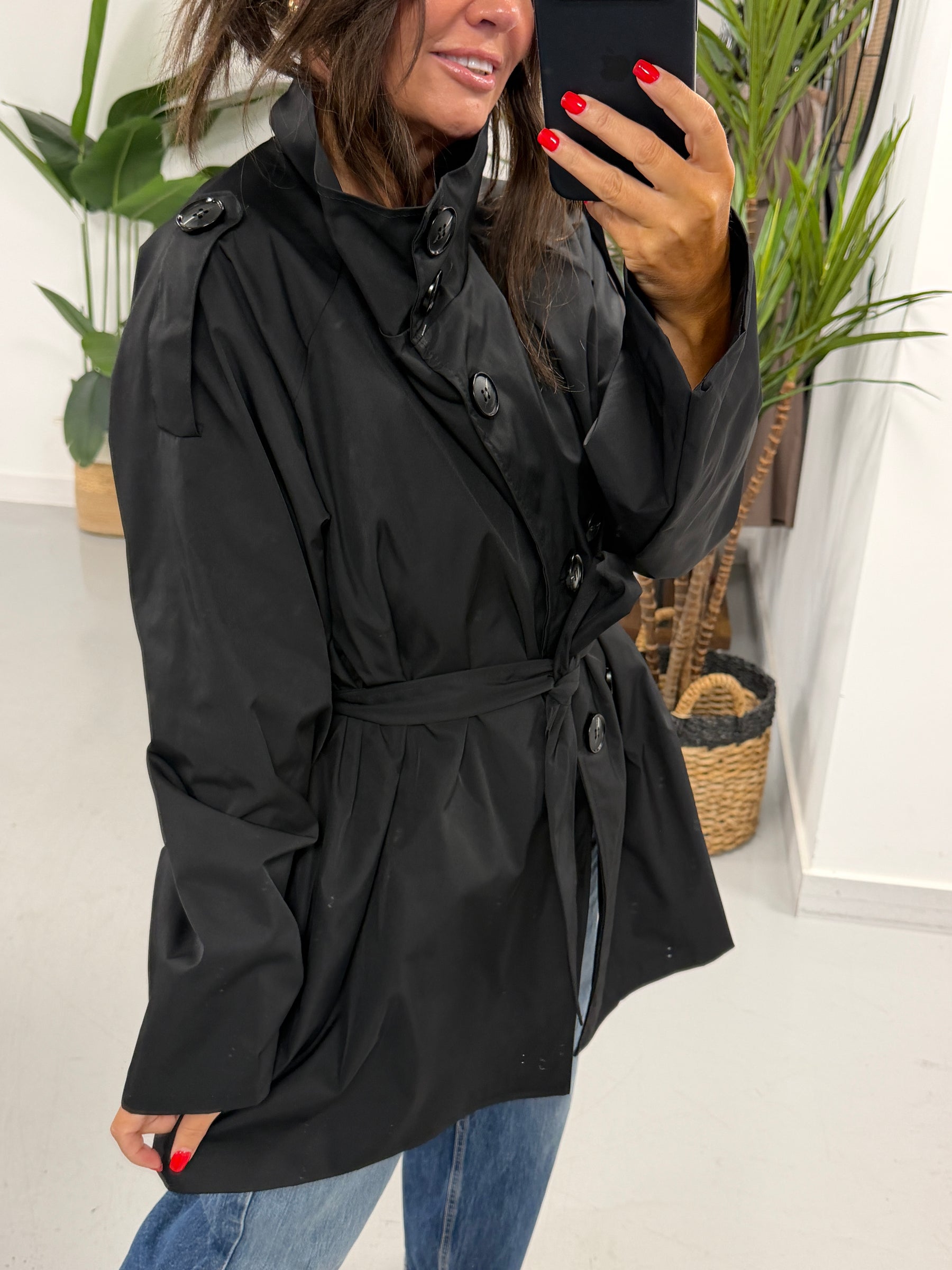Trench Jacket - Black