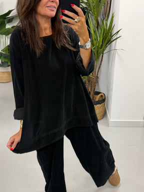 The Needlecord Tunic - Black