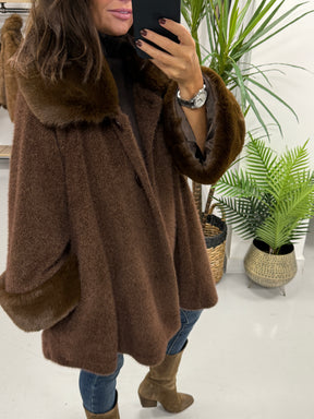 PRE ORDER Kensington Swing Jacket - Chocolate