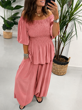 The LuLu Balloon Leg - Raspberry