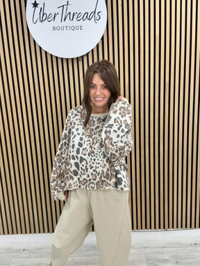 The Mya Animal Cropped Jersey