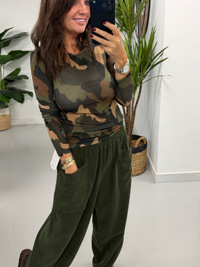 The Cashmere Blend Mesh - Camo (Size 8-14)