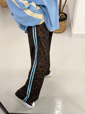 Animal Stripe Jogger - Blue Stripe