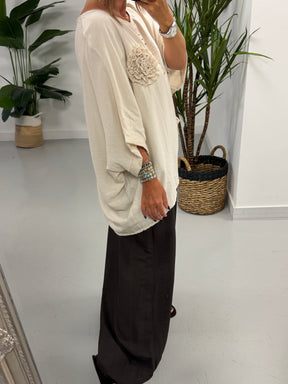 Roxie Pocket Tunic - Stone