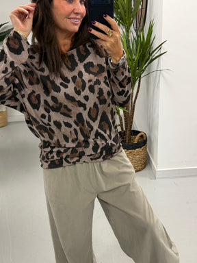 The Animal Print Soft Basic - Taupe Cheetah (Size 10-14)