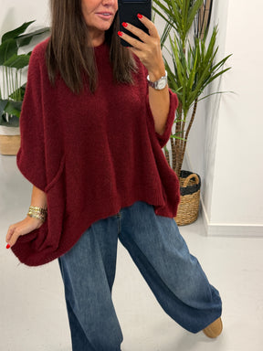 Zeta Otto Slouch Knit - Wine