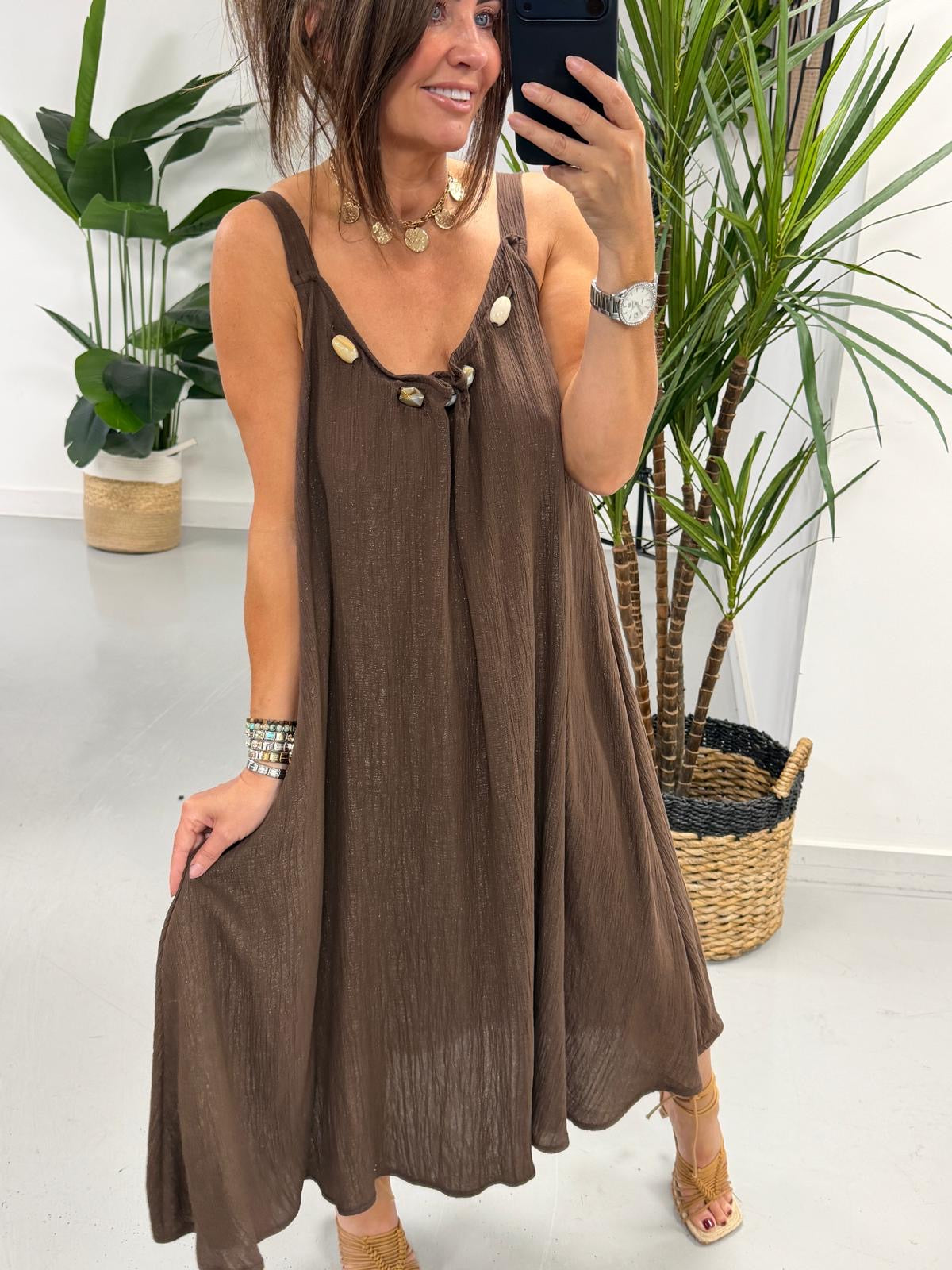 Bondi Sands Summer Dress - Chocolate
