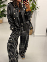 Ranch PU Military Blazer - Black