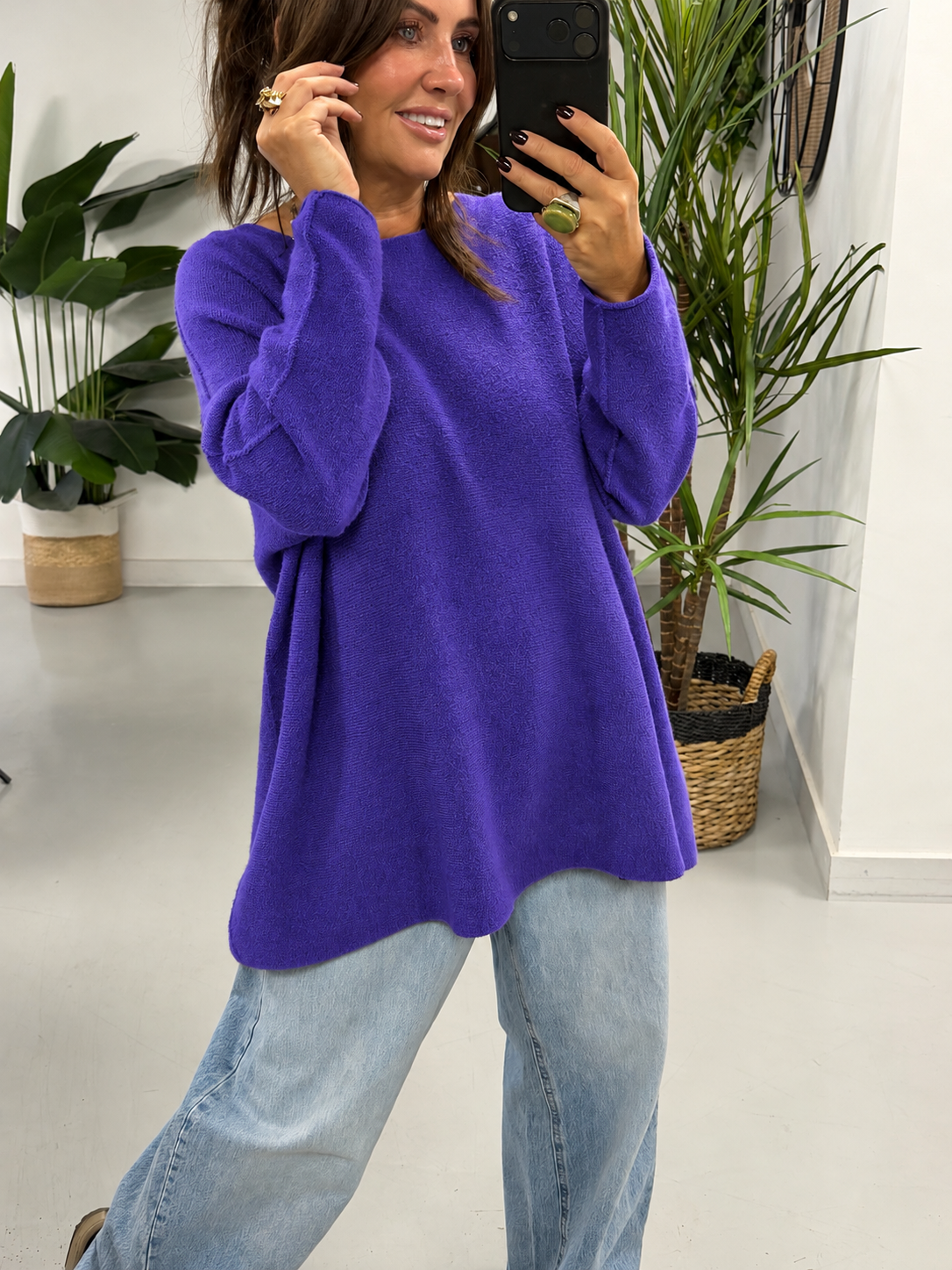 The Chelsea Soft Knit - Purple