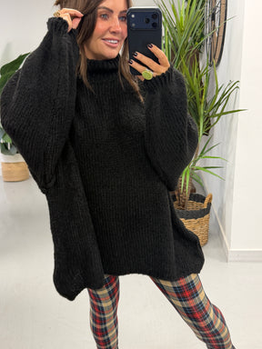 The Rustic Soft Knit - Black