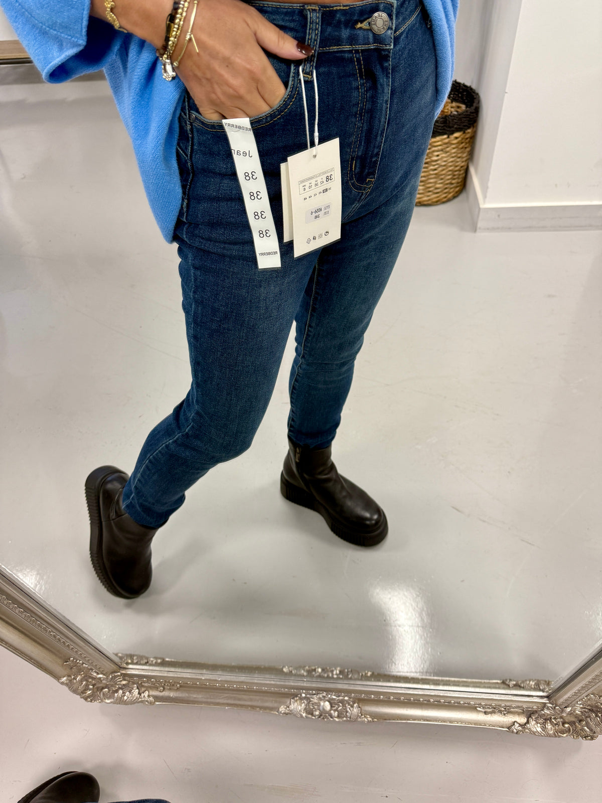 Redberry Push up Skinny Jeans - Indigo