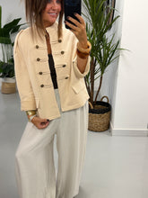 Zeta Otto Military Jacket - Cream